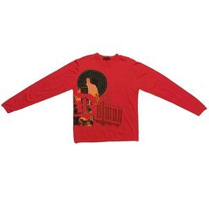 Raw7 DC Comics Batman Long Sleeve Shirt Red